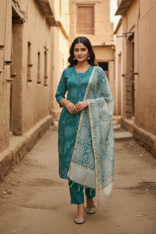 Zayan brown cotton top